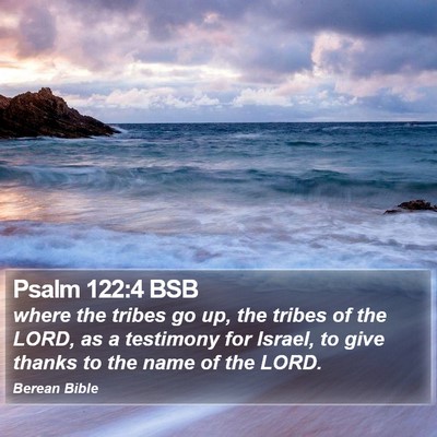 Psalm 122:4 BSB Bible Verse Image