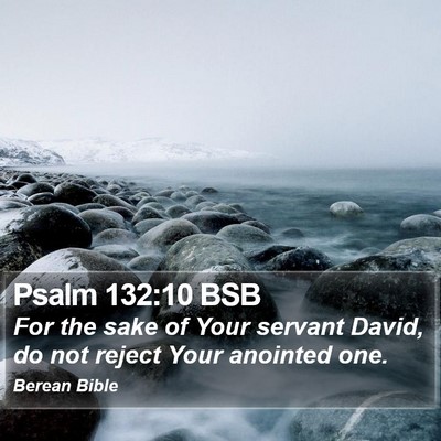 Psalm 132:10 BSB Bible Verse Image