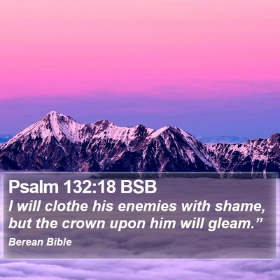 Psalm 132:18 BSB Bible Verse Image