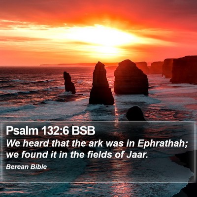 Psalm 132:6 BSB Bible Verse Image