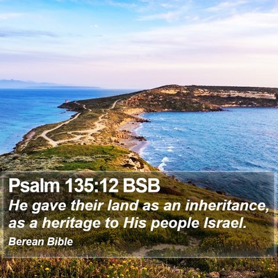 Psalm 135:12 BSB Bible Verse Image