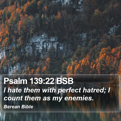 Psalm 139:22 BSB Bible Verse Image