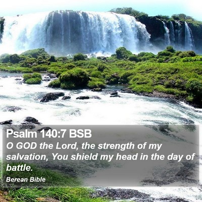 Psalm 140:7 BSB Bible Verse Image