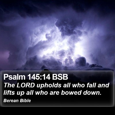 Psalm 145:14 BSB Bible Verse Image