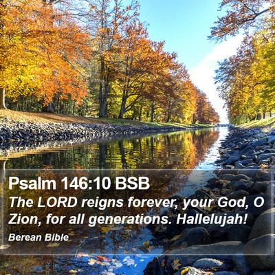 Psalm 146:10 BSB Bible Verse Image