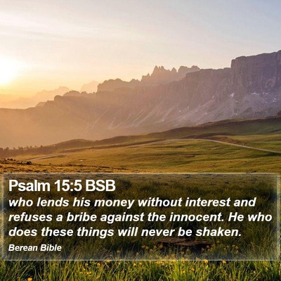 Psalm 15:5 BSB Bible Verse Image