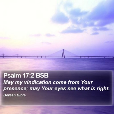 Psalm 17:2 BSB Bible Verse Image