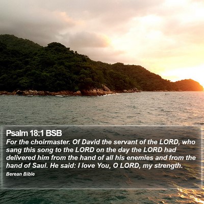 Psalm 18:1 BSB Bible Verse Image