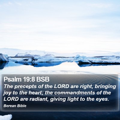 Psalm 19:8 BSB Bible Verse Image