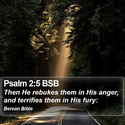 Psalm 2:5 BSB Bible Verse Image