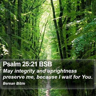 Psalm 25:21 BSB Bible Verse Image