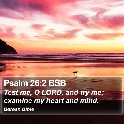 Psalm 26:2 BSB Bible Verse Image
