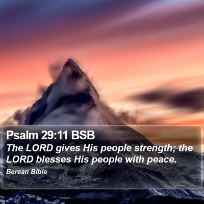 Psalm 29:11 BSB Bible Verse Image
