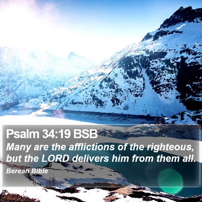 Psalm 34:19 BSB Bible Verse Image