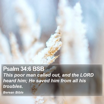 Psalm 34:6 BSB Bible Verse Image