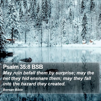 Psalm 35:8 BSB Bible Verse Image