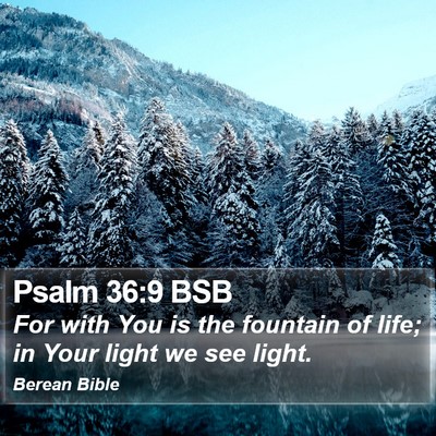 Psalm 36:9 BSB Bible Verse Image