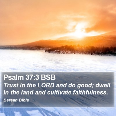 Psalm 37:3 BSB Bible Verse Image