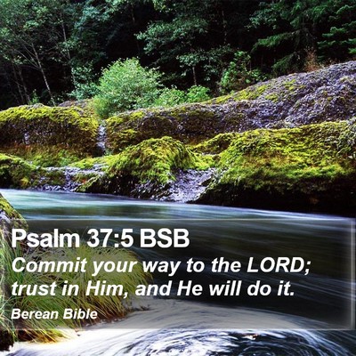 Psalm 37:5 BSB Bible Verse Image