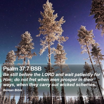 Psalm 37:7 BSB Bible Verse Image