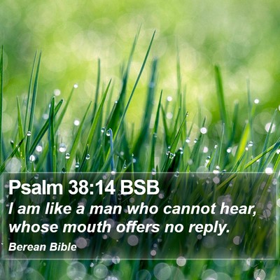 Psalm 38:14 BSB Bible Verse Image