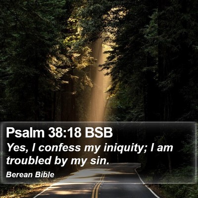 Psalm 38:18 BSB Bible Verse Image