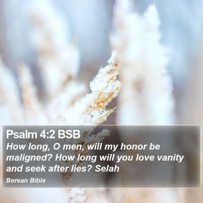 Psalm 4:2 BSB Bible Verse Image