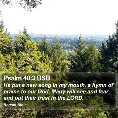 Psalm 40:3 BSB Bible Verse Image