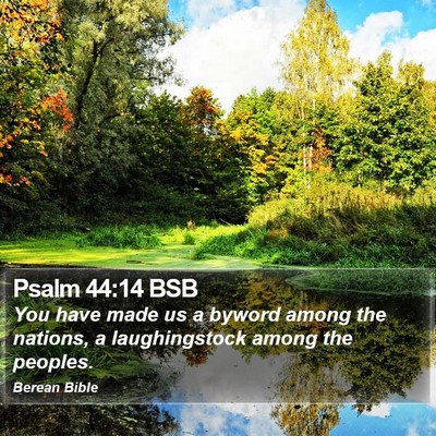 Psalm 44:14 BSB Bible Verse Image