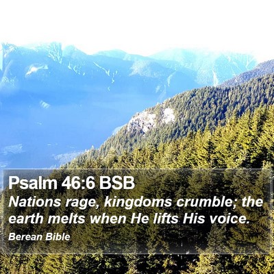 Psalm 46:6 BSB Bible Verse Image