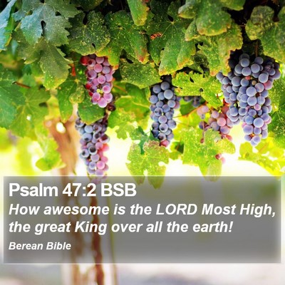 Psalm 47:2 BSB Bible Verse Image