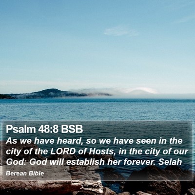 Psalm 48:8 BSB Bible Verse Image