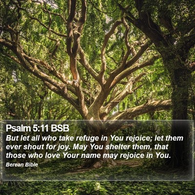 Psalm 5:11 BSB Bible Verse Image