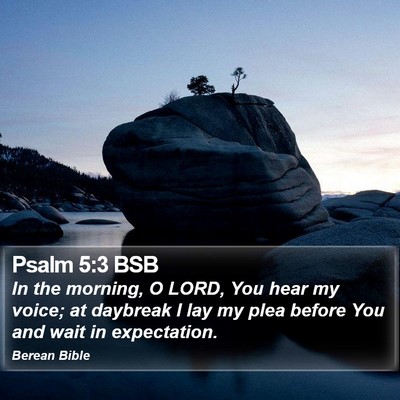 Psalm 5:3 BSB Bible Verse Image