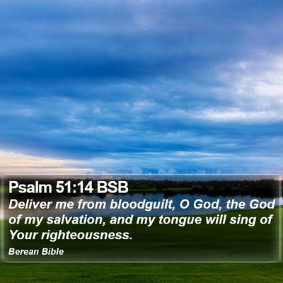 Psalm 51:14 BSB Bible Verse Image