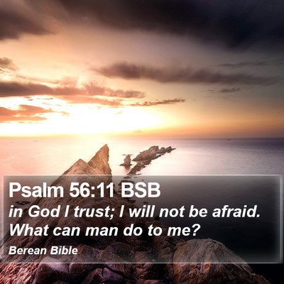 Psalm 56:11 BSB Bible Verse Image