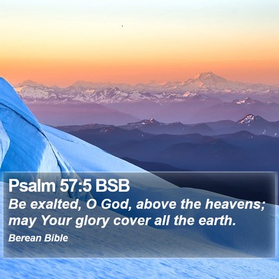 Psalm 57:5 BSB Bible Verse Image