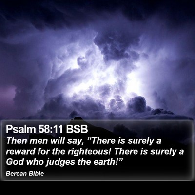 Psalm 58:11 BSB Bible Verse Image