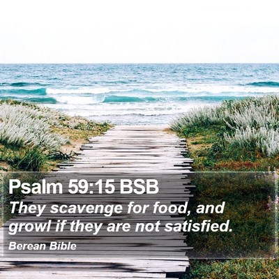 Psalm 59:15 BSB Bible Verse Image