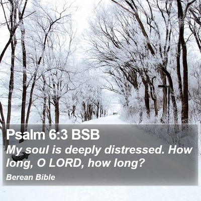 Psalm 6:3 BSB Bible Verse Image
