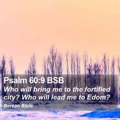 Psalm 60:9 BSB Bible Verse Image