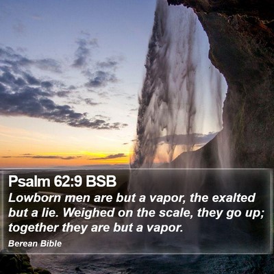 Psalm 62:9 BSB Bible Verse Image