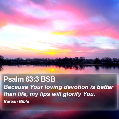 Psalm 63:3 BSB Bible Verse Image