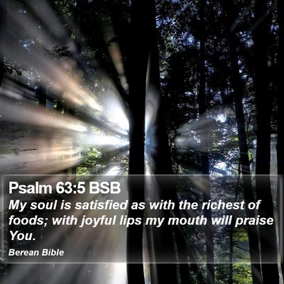 Psalm 63:5 BSB Bible Verse Image