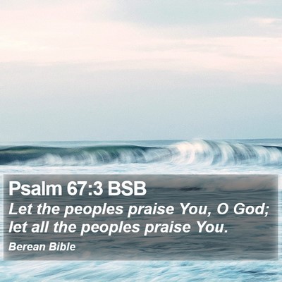 Psalm 67:3 BSB Bible Verse Image