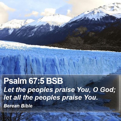 Psalm 67:5 BSB Bible Verse Image