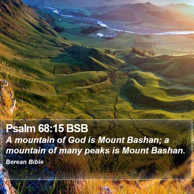 Psalm 68:15 BSB Bible Verse Image