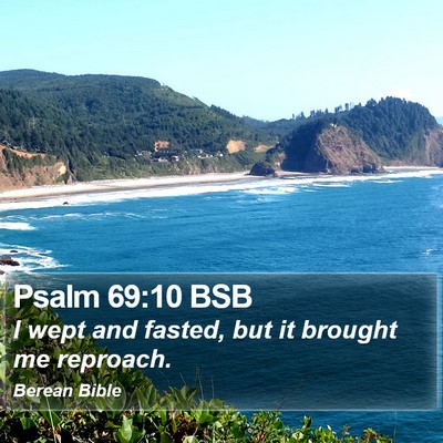 Psalm 69:10 BSB Bible Verse Image