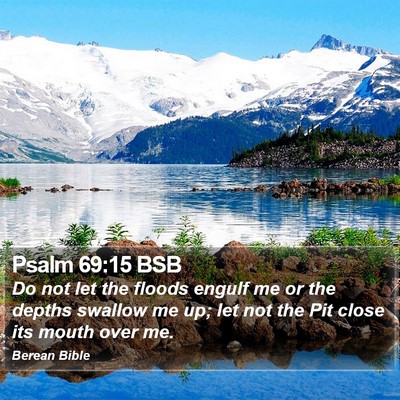 Psalm 69:15 BSB Bible Verse Image