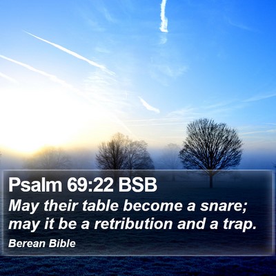 Psalm 69:22 BSB Bible Verse Image